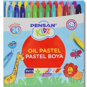 Pensan Pastel Boya Kidz Karton 24 Renk