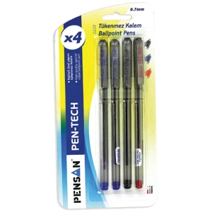Pensan Tükenmez Kalem Pen Tech 0.7 MM Siyah 2228
