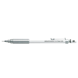 Pentel Çizim Kalemi Graph 600 0.5 MM Beyaz PG605-W