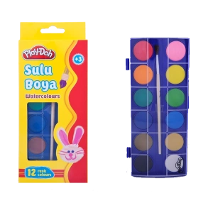 Play-Doh Sulu Boya 23 MM Küçük Boy 12 Renk PLAY-SU002