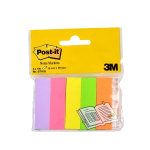 Post-it İndeks 100 YP 15x50 Fosforlu 5 Renk 670-5