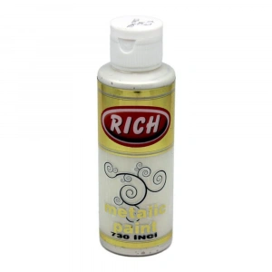 Rich Akrilik Boya Metalik 120 CC İnci 120-0730