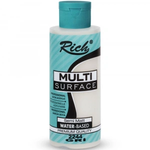 Rich Akrilik Boya Multi Surface 120 CC Gri 2244