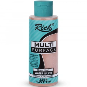 Rich Akrilik Boya Multi Surface 120 CC Latte 2254