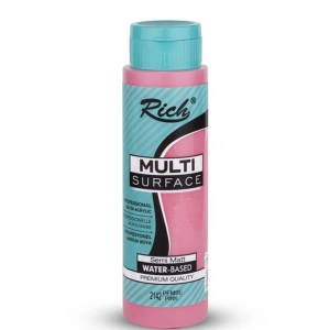 Rich Akrilik Boya Multi Surface 500 CC Pembe 500-2142