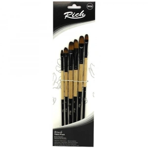 Rich Yeni Seri 02 Kedi Dili 6 Lı Fırça Set 6 11220