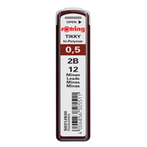 Rotring Min Hi-Polymer 2B 0.5 MM S0312630