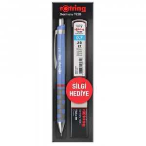 Rotring Okul Seti Tikky Rd 0.7+Min Silgi Hediyeli Menekşe Mavi