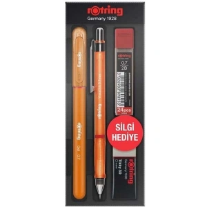 Rotring Okul Seti Visuclick+Jel 0.7 MM Turuncu
