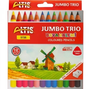 Rubenis Kuru Boya Jumbo Trio 12 Renk 5735