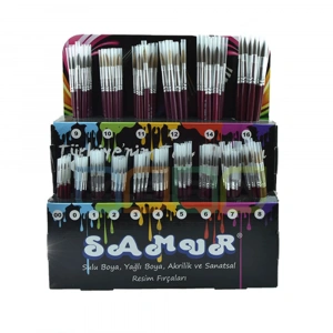 Samur Fırça Seti Stand 192 Li