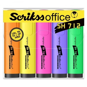 Scrikss Fosforlu Kalem 5 Li Blister SH712