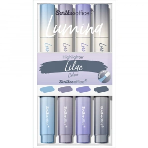 Scrikss Lumina Fosforlu Kalem Lilac 4 Lü Set T0sbhlmnLilaca
