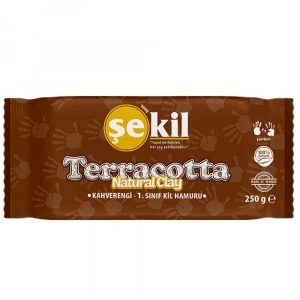 Şekil Seramik Hamuru Terracotta 250 GR Kahverengi VK250KHV