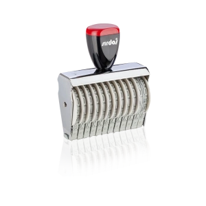 Sırdaş Numaratör Elle Çevirmeli 12 Hane 9 MM 15912