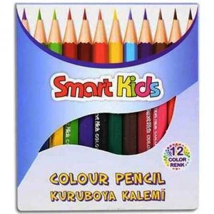 Smart Kids Kuru Boya Yarım Boy 12 Renk 2969