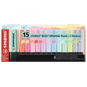 Stabilo Fosforlu Kalem Boss Original Pastel 15 Li 7015-02