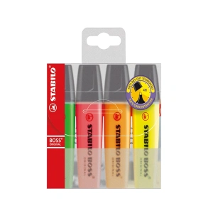 Stabilo Fosforlu Kalem Boss Pastel 4 Lü Paket