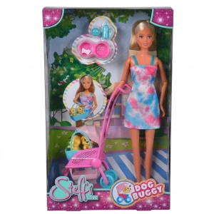 Steffi Love Sl Dog Buggy Köpek Arabalı Oyun Seti