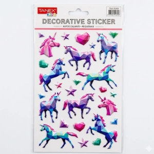 Tanex Unicorn 3-d Serisi Puffy Etiketi Tnx-25364