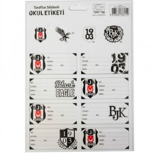 Tmn Okul Etiketi Beşiktaş 3 YP 463641