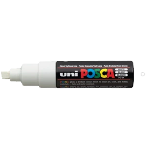 Uni-Ball Markör Boyama Posca Su Bazlı Poster 8.0 MM Beyaz PC-8K