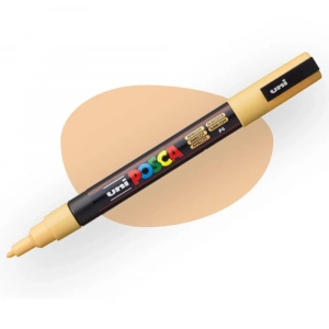 Uni-Ball Posca 0.9-1.3 Su Bazlı Boyama Markörü Kayısı N PC-3M