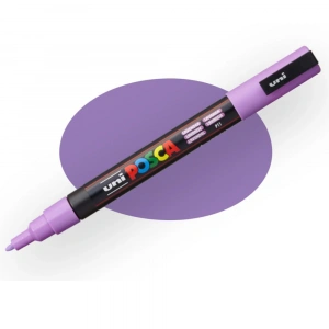 Uni-Ball Posca 0.9-1.3 Su Bazlı Boyama Markörü Lavanta N PC-3M