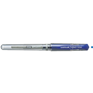Uni-Ball Roller Kalem Signo Broad Jel Bilye Uç İmza Kalemi 1.0 MM Mavi UM-153