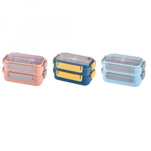 Vagon Life Beslenme Kutusu Lunch Box Paslanmaz Çelik 1200 ML BL2215