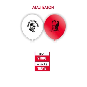 Vatan Balon Atam İzindeyiz 100 LÜ VT908
