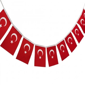 Vatan Kağıt Bayrak Türk İpli 50 Lİ Orta VT807
