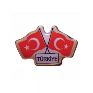 Vatan Rozet İkili Bayraklı Türkiye VT628