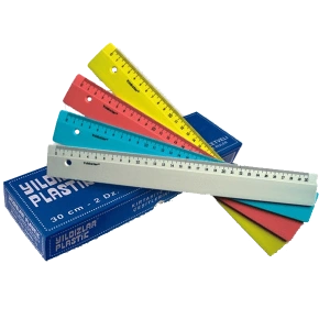 Yıldızlar Standart Cetvel Plastik Renkli 30 CM 70