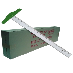 Yıldızlar T Cetvel Plastik 75 CM 72