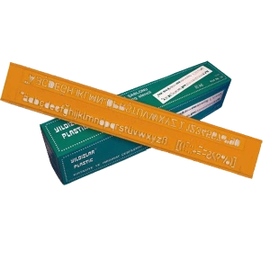 Yıldızlar Yazı Şablonu Teknik 10 MM 54