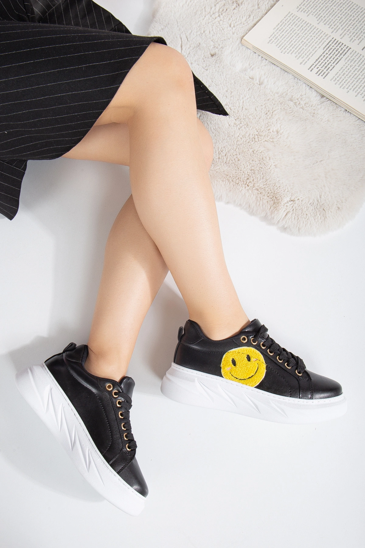 Emoji Smile Sneakers