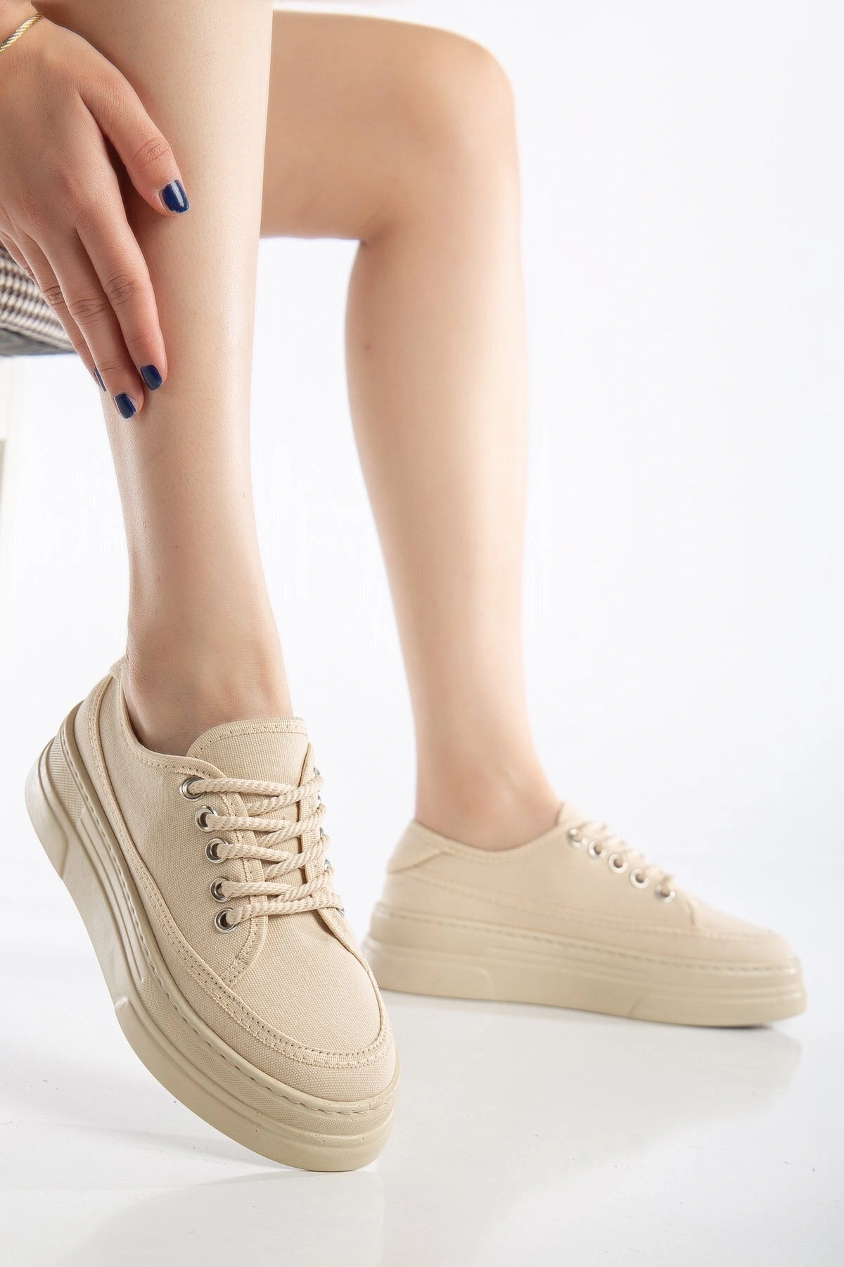 Angel Keten Kadın Yüksek Taban Sneaker