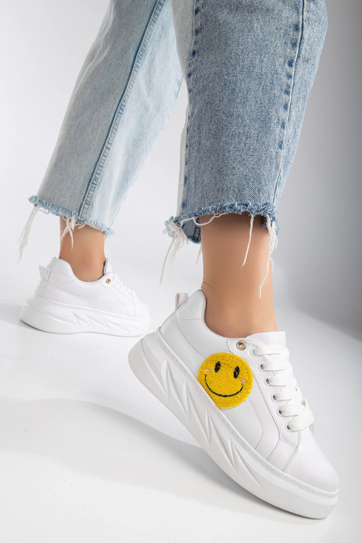 Emoji Smile Sneakers