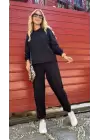 Siyah Jogger Sweat Eşofman Takımı