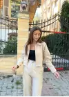 Taş Kısa Deri Ceket