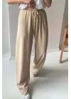 Taş Gofre Salaş Yüksek Bel Pantolon