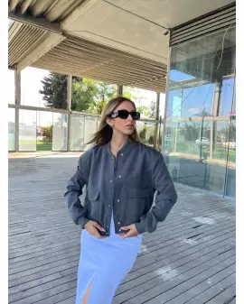 Füme Zr Model Bomber Ceket