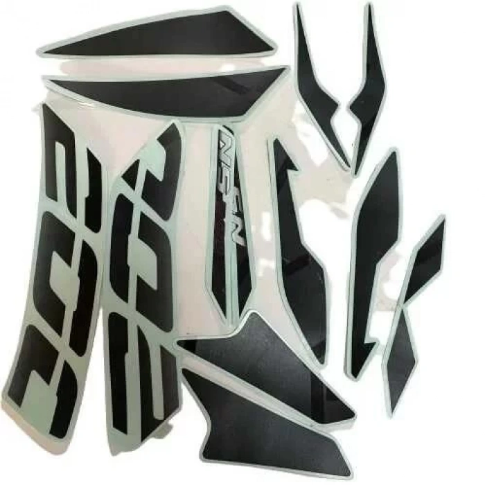 Bajaj Pulsar NS 200 Sticker Seti Siyah Takım