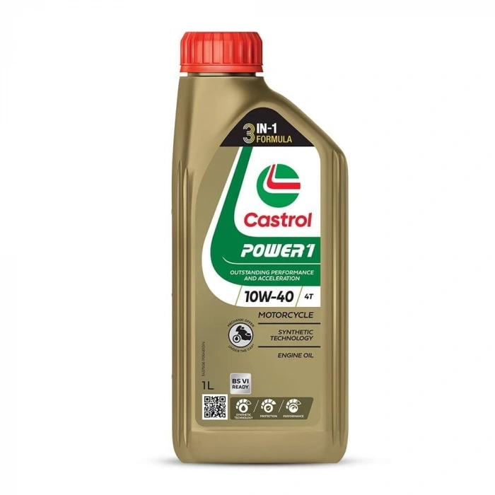 Castrol Power 1 4T 10W-40 Motosiklet Yağı 1 Lt