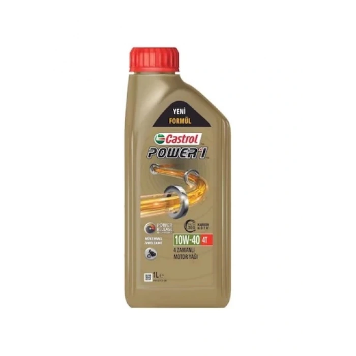 Castrol Power 1 4T 10W-40 Motosiklet Yağı 1 Lt