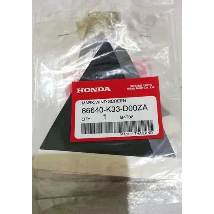 Honda CBR 250 Siperlik Camı Etiketi Yeni Orijinal