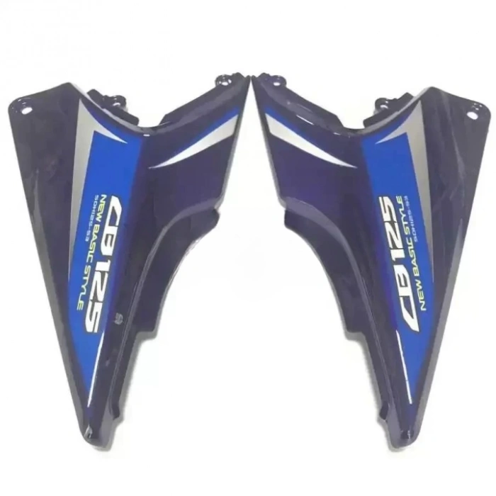 Honda CB 125 ACE Akü Yan Kapak Mavi Takım