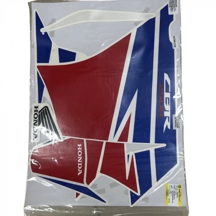 Honda CBR 250 Sticker Seti Beyaz Büyük