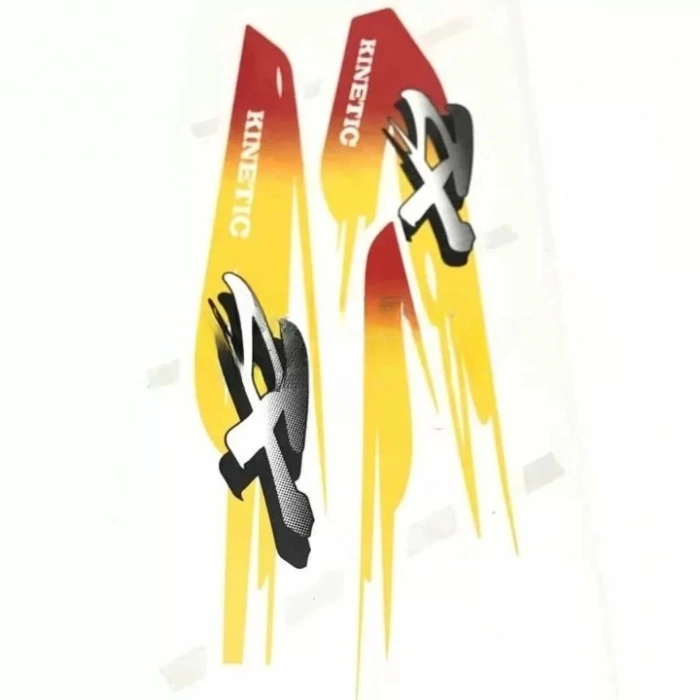 Honda Kinetic Sticker Seti Kırmızı Orijinal